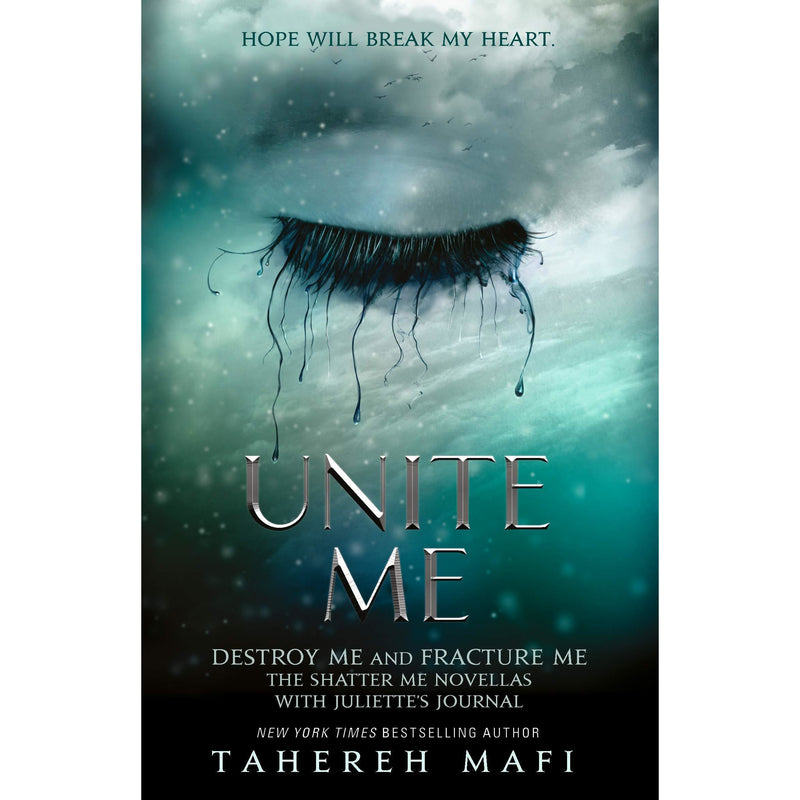 Shatter Me series 7-book collection set by Tahereh Mafi, including Shatter Me, Find Me, and other titles, displayed together.