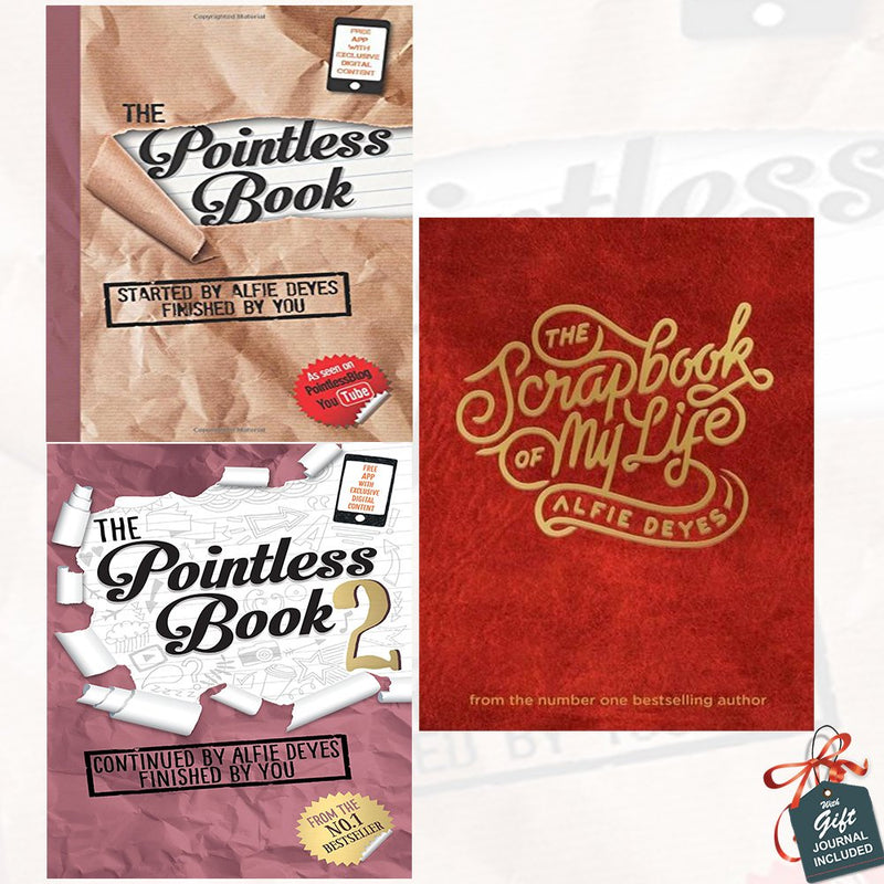 Alfie Deyes Collection 3 Books Bundle With Gift Journal - The Book Bundle