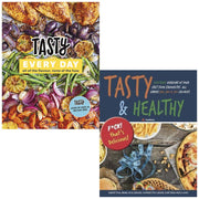 Two hardcover cookbooks from the Tasty & Iota collection, featuring healthy recipes and popular non-fiction culinary tips.