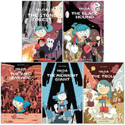 Hildafolk Comics Collection 5 Books Set By Luke Pearson (Hilda and the Stone Forest,) - The Book Bundle