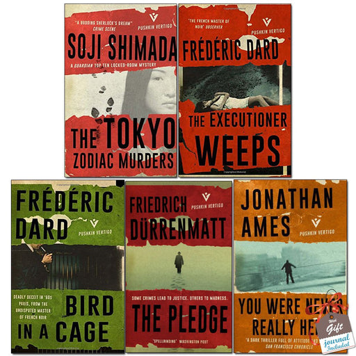 Pushkin Vertigo Crime Collection 5 Books Bundle With Gift Journal - The Book Bundle