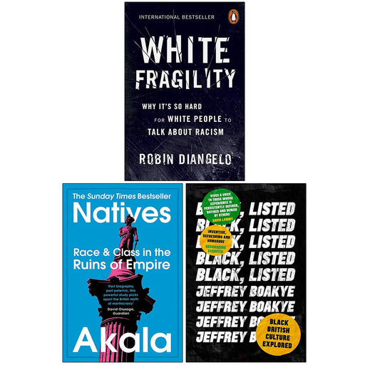White Fragility, Natives, Black Listed 3 Books Collection Set - The Book Bundle
