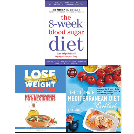 Mediterranean Diet ,Ultimate Mediterranean  and 8-Week 3 Books Bundle Collection - The Book Bundle