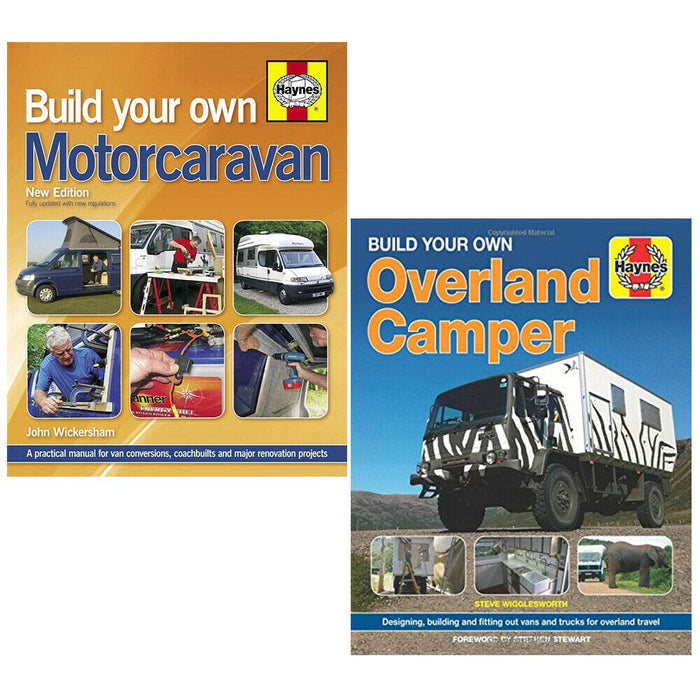 Build Your Own Motorcaravan, Build Your Own Overland Camper Manual 2 Books Collection Set - The Book Bundle