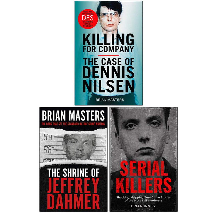 Killing For Company, The Shrine of Jeffrey Dahmer, Serial Killers 3 Books Collection Set - The Book Bundle
