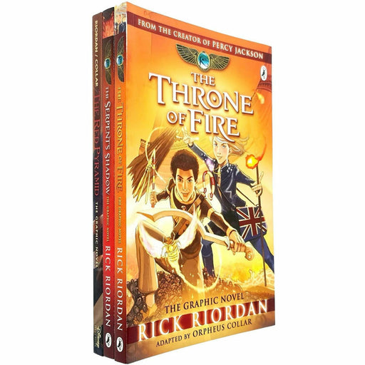 Kane Chronicles Graphic Novels 3 Books Collection Set By Rick Riordan - The Book Bundle