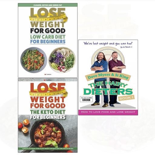 Hairy dieters, low carb diet, keto diet 3 books collection set - The Book Bundle