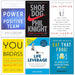 The Power of a Positive Team [Hardcover], Shoe Dog, 10% Happier, You Are a Badass, Life Leverage, Eat That Frog Collection 6 Books Set - The Book Bundle