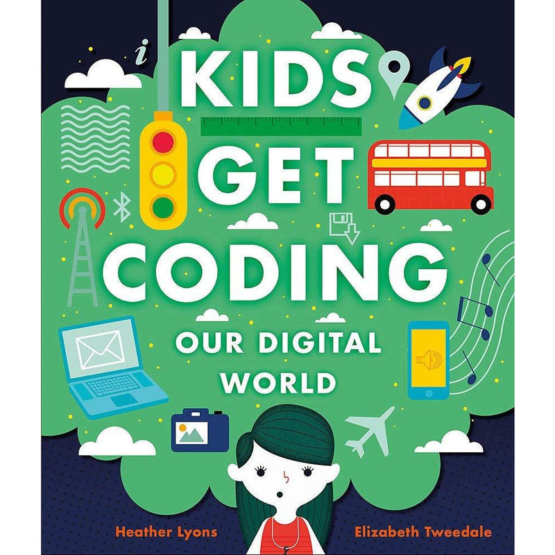 Kids coding books set by Heather Lyons and Elizabeth Tweedale, featuring four non-fiction paperback books on programming for children.
