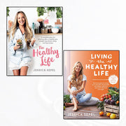 Healthy Life and Living the Healthy Life books by Jessica Sepel, paperback set with blue covers, non-fiction health guide collection.