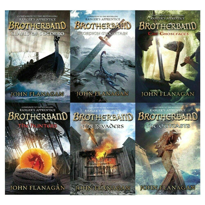 Brotherband Chronicles Series 6 Books Collection Set by John Flanagan - The Book Bundle