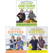 The Hairy Dieters Collection 3 Books Set (Fast Food, Go Veggie, Make It Easy) - The Book Bundle