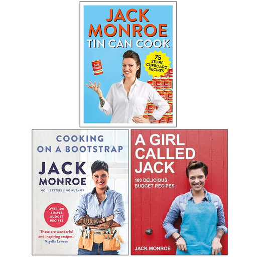 Jack Monroe Collection 3 Books Set (Tin Can Cook, Cooking on a Bootstrap, A Girl Called Jack) - The Book Bundle