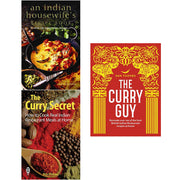 Indian Housewifes Recipe Book, Curry Secret, Curry Guy [Hardcover] 3 Books Collection Set - The Book Bundle