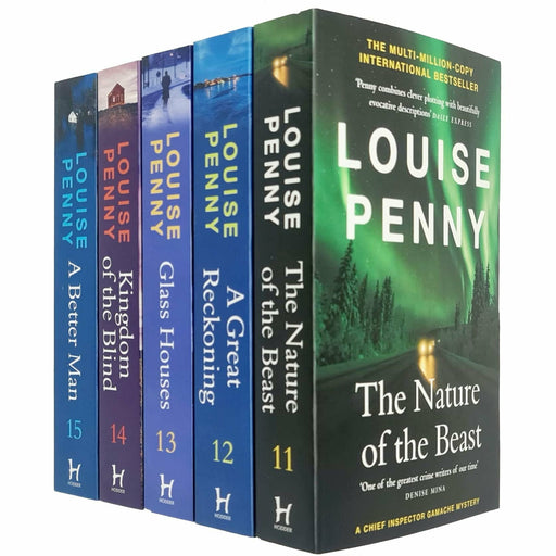 Chief Inspector Gamache Book Series 11-15 Collection 5 Books Set (The Nature of the Beast, A Great Reckoning, Glass Houses, Kingdom of the Blind) - The Book Bundle