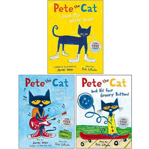 The Pete the Cat Series 3 Books Collection Set By Eric Litwin - The Book Bundle