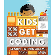 Kids Get Coding 4 books collection set by Heather Lyons and Elizabeth Tweedale, featuring colorful paperback non-fiction books about coding for kids.