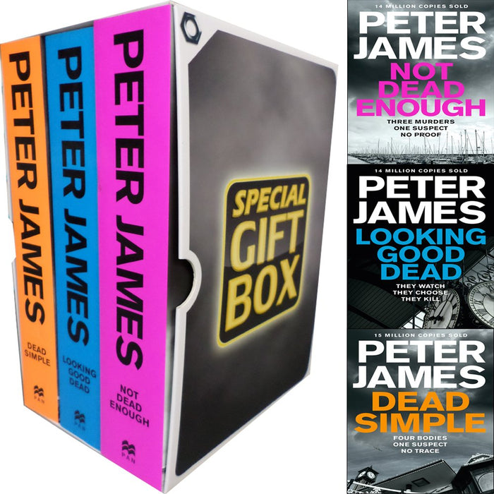 Peter James Collection Roy Grace 3 Books Bundle Gift Wrapped Slipcase Specially For You - The Book Bundle