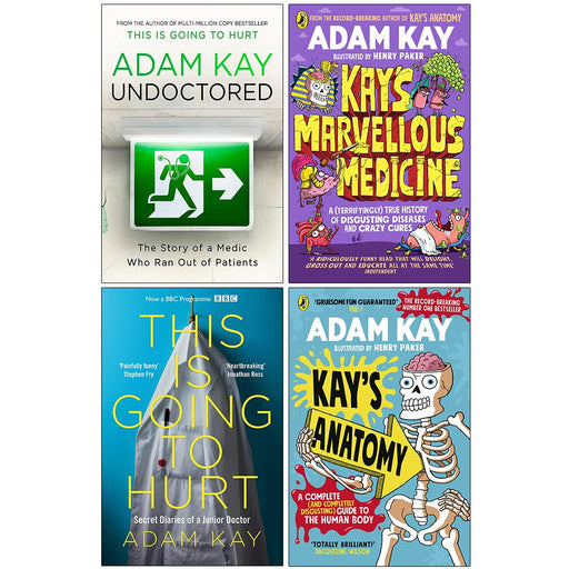 Adam Kay Collection 4 Books Set (Undoctored [Hardcover], Kay's Marvellous) - The Book Bundle