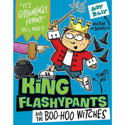 Set of four children's books from the King Flashypants Collection by Andy Riley, published by Hodder Children's Books.