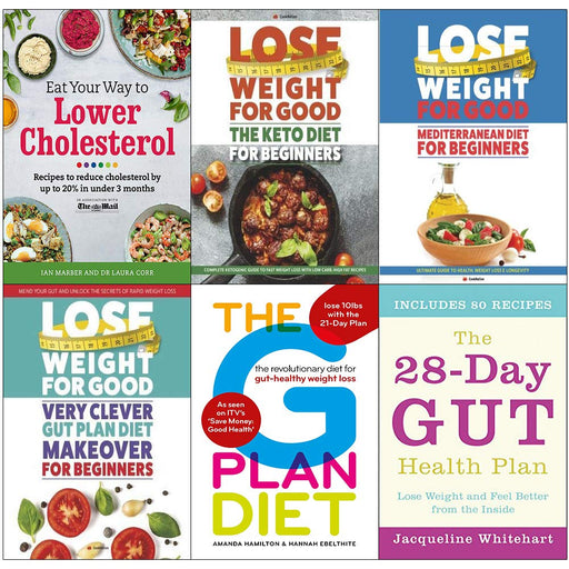 Eat your , keto diet, mediterranean diet, very, g plan, 28-day gut 6 books collection set - The Book Bundle