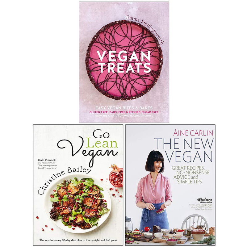 Vegan Treats, Go Lean Vegan, The New Vegan 3 Books Collection Set - The Book Bundle