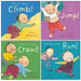 One,Two, Three Little Movers Series 4 Books Collection Set By Carol Thompson (Climb!, Jump!, Crawl!, Run!) - The Book Bundle