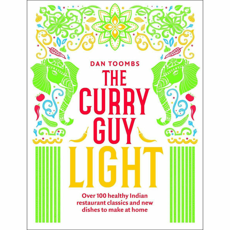 Set of five cookbooks by Dan Toombs, The Curry Guy, featuring Indian and veggie curry recipes, published by Quadrille and Iota.