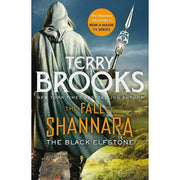 Three paperback books from Terry Brooks' The Fall of Shannara collection set, featuring fantasy fiction covers with vibrant artwork.