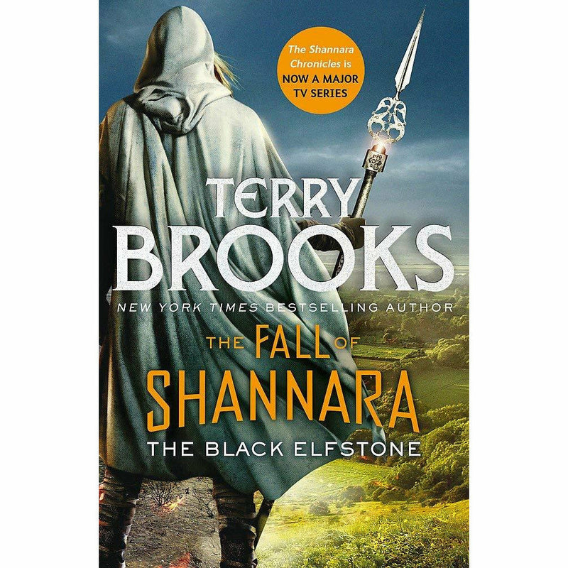 Three paperback books from Terry Brooks' The Fall of Shannara collection set, featuring fantasy fiction covers with vibrant artwork.