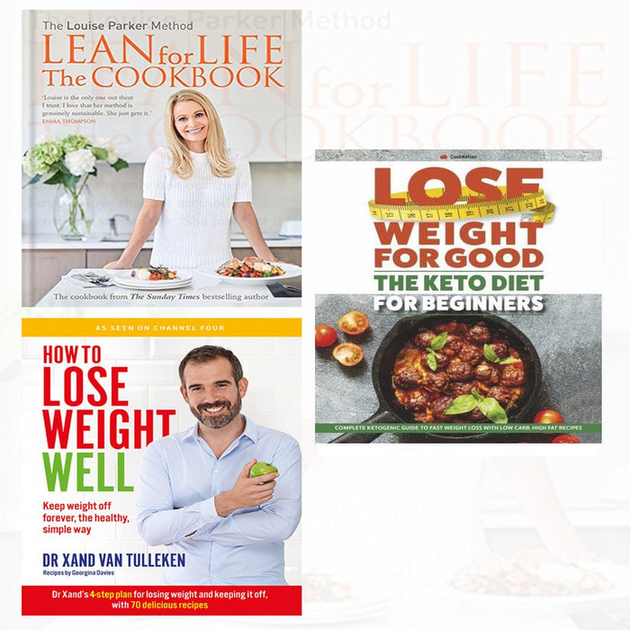 louise parkeR, how to lose weight well, keto 3 books collection set - The Book Bundle