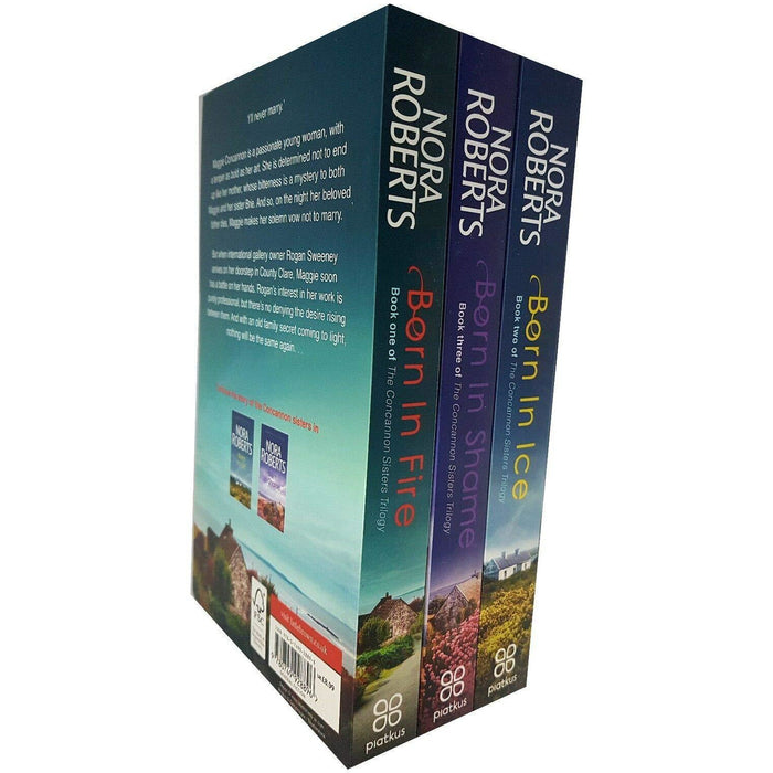 The Concannon Sisters Trilogy 3 Books Collection Set By Nora Roberts (Born In Shame, Born In Ice, Born In Fire) - The Book Bundle