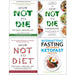 How Not To Die, How Not To Die Cookbook, How Not To Diet, The Complete Ketofast 4 Books Collection Set - The Book Bundle