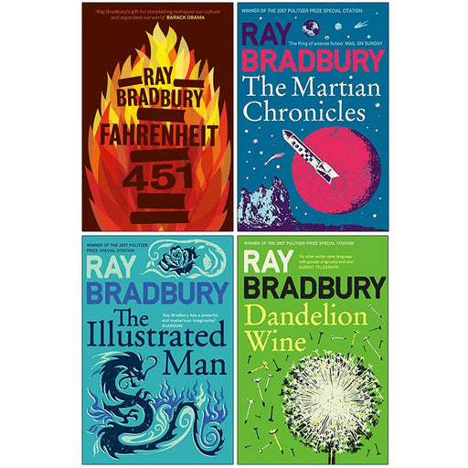 Ray Bradbury Collection 4 Books Set (Fahrenheit 451, The Martian Chronicles) NEW - The Book Bundle