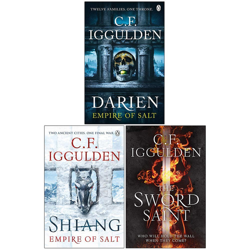 Empire of Salt Series 3 Books Collection Set by C. F. Iggulden (Darien, Shiang, The Sword Saint) - The Book Bundle