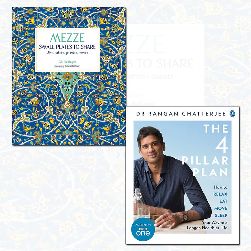 4 pillar plan and mezze[hardcover] 2 books collection set - The Book Bundle