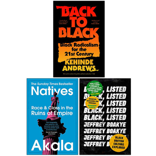 Back to Black, Natives, Black Listed 3 Books Collection Set - The Book Bundle