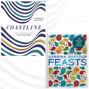 Coastline & Feasts book collection by Sabrina Ghayour, hardcover set featuring culinary recipes and coastal-inspired dishes.