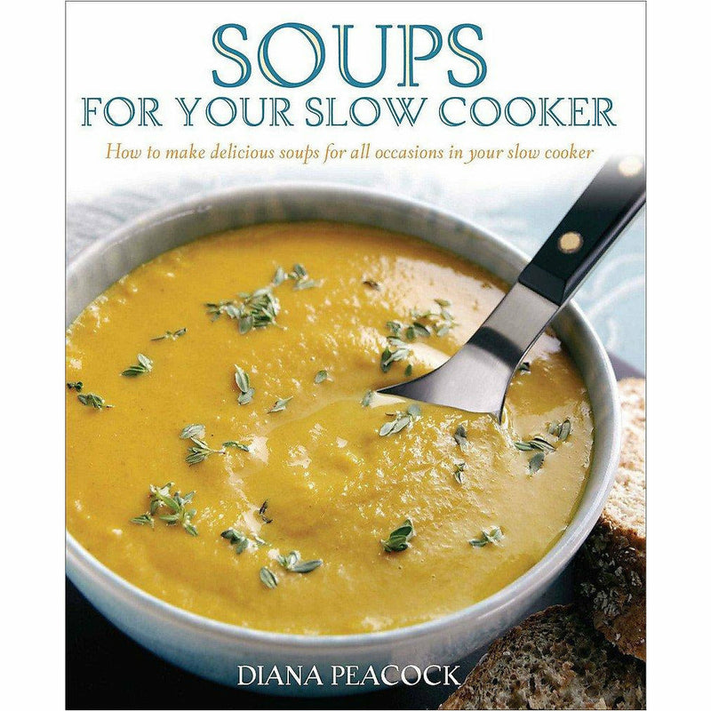 The Slow Cook Book, 200 Super Soups, Soups For Your Slow Cooker, The Skinny Nutribullet Soup Recipe Book, Slow Cooker Soup Diet 5 Books Collection Set - The Book Bundle