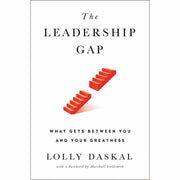 Collection of four non-fiction leadership books by Lolly Daskal, Daniel Pink, Simon Sinek, and Robin Sharma, featuring varied formats.