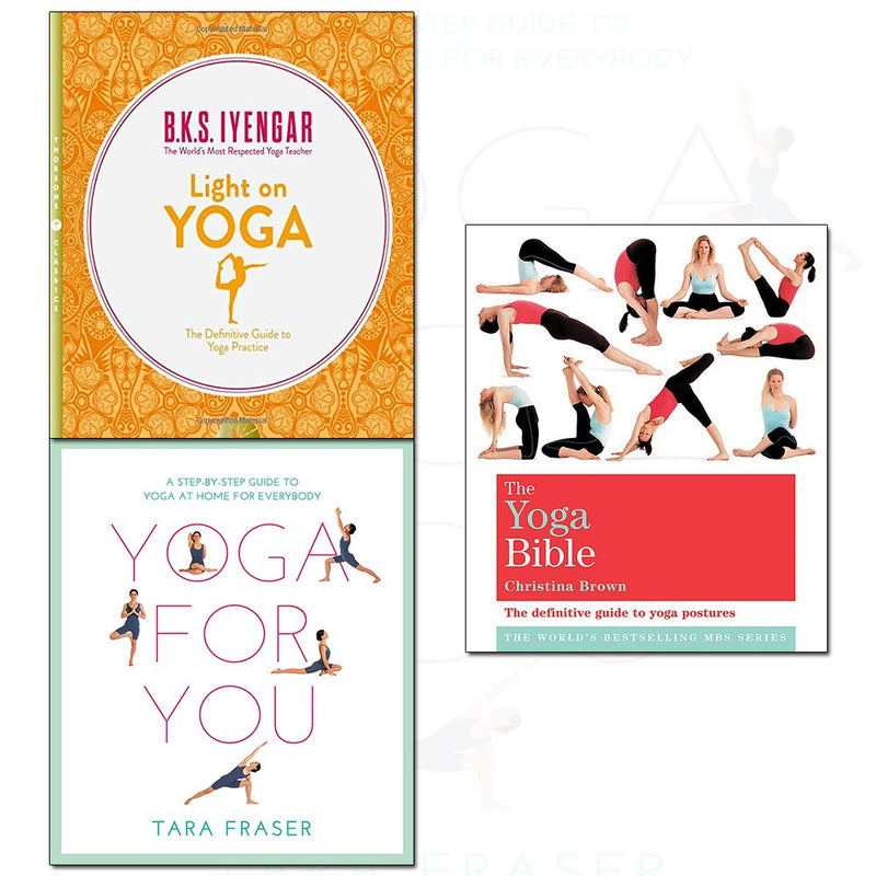 light on yoga,the classic yoga bible godsfield bibles and yoga for you 3 books collection set - The Book Bundle