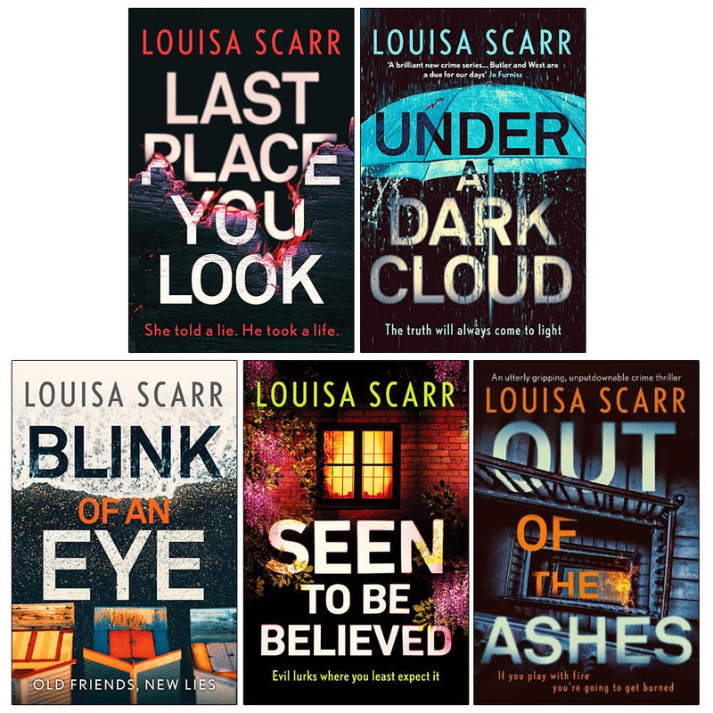 Louisa Scarr Butler & West Series 5 Books Collection Set (Last Place You Look) - The Book Bundle