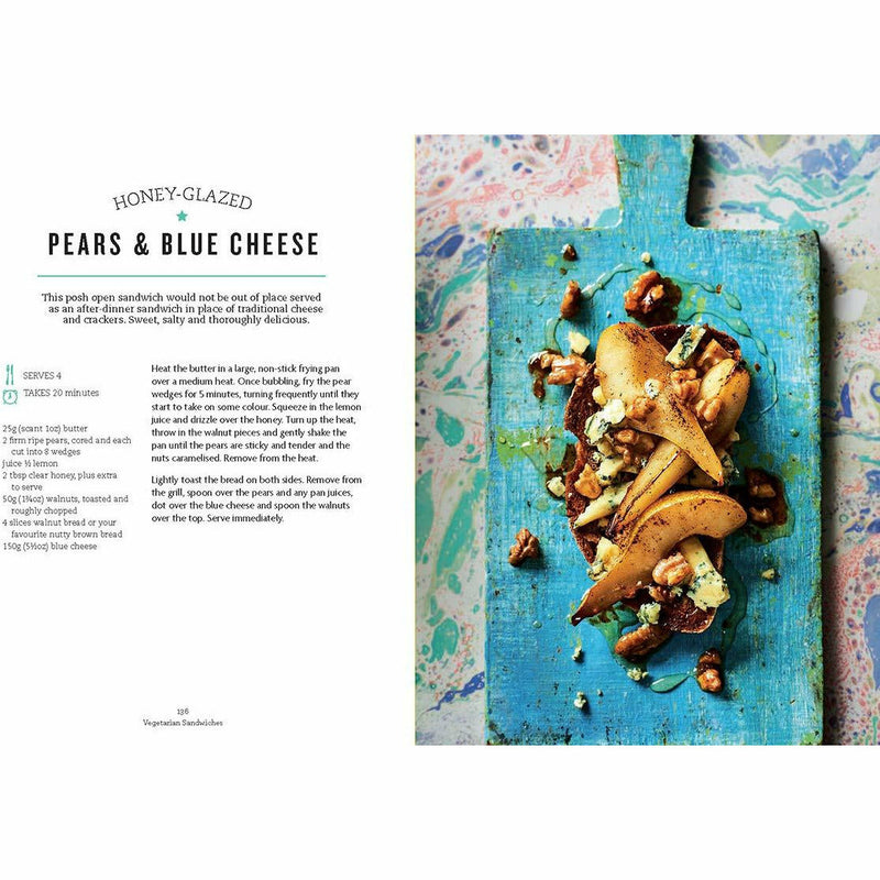 Hardcover book titled "Posh Sandwiches" by Emily Kydd, featuring colorful images of various gourmet sandwich recipes on the cover.