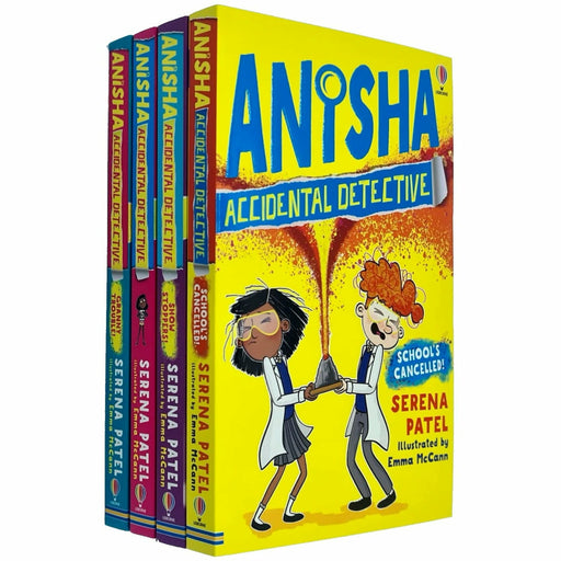 Anisha Accidental Detective 4 Books Collection Set (Anisha Accidental Detective, School's Cancelled!, Granny Trouble! & Show Stoppers) - The Book Bundle