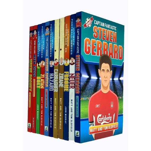 Sports Heroes Collection 11 Books Set (Neuer, Steven Gerrard, Froome, Zidane, Carragher, Hazard, Sergio) - The Book Bundle