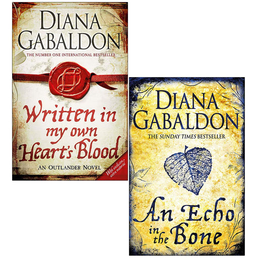 Outlander Series 2 Books Set By Diana Gabaldon (An Echo in the Bone, Written in My Own Heart's Blood) - The Book Bundle
