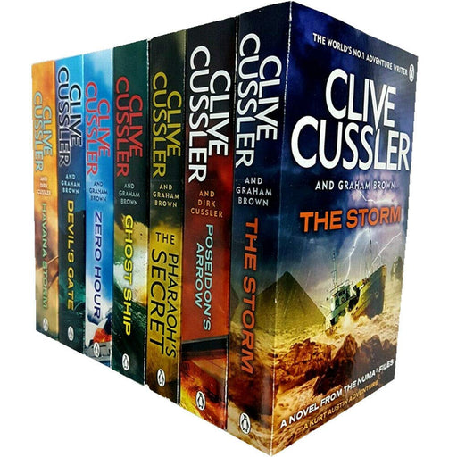 Clive Cussler Collection Books Set Pack Brand New - The Book Bundle