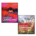 contemporary landscapes in mixed media and experimental landscapes in watercolour 2 books collection set - The Book Bundle