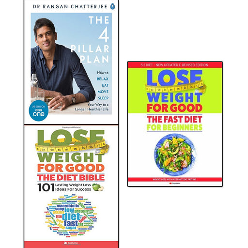 Slow Cooker Diet For Beginners Lose Weight For Good, Va Va Voom and 4 Pillar Plan 3 Books Collection Set - The Book Bundle