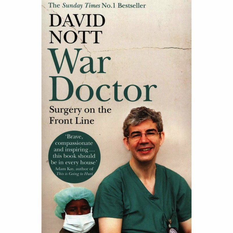 Collection of four non-fiction paperback books by David Nott and Dr. Richard Shepherd, including War Doctor and This Is Going To Hurt.